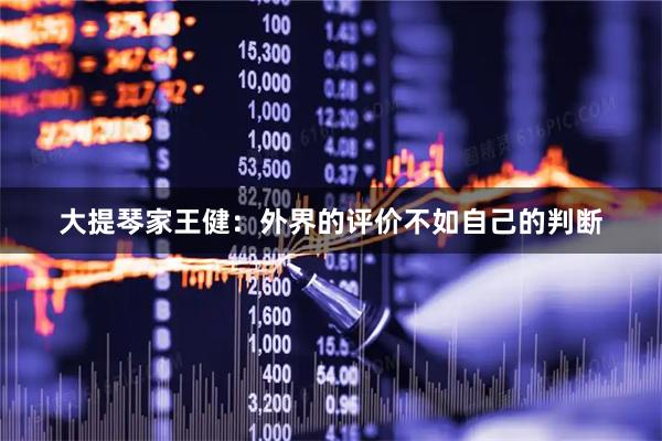 大提琴家王健：外界的评价不如自己的判断